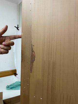 Aparador Alto Madera 37x34x110cm