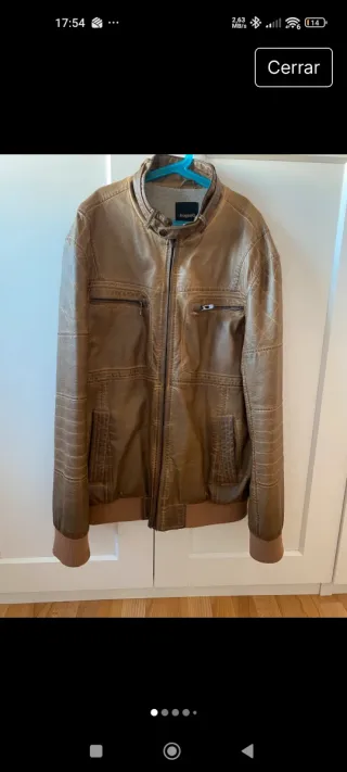 Chaqueta bomber Desigual marrón