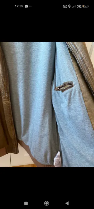 Chaqueta bomber Desigual marrón