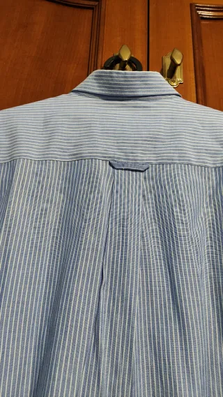 Camisa Jause caballero azul cielo rayas blancas