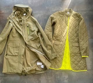 Chaqueta Nike verde con forro acolchado