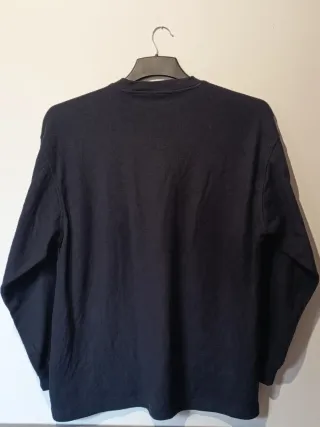 Jersey Hugo Boss V-Neck Rayas Gris y Negro