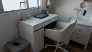 Escritorio infantil MICKE IKEA blanco