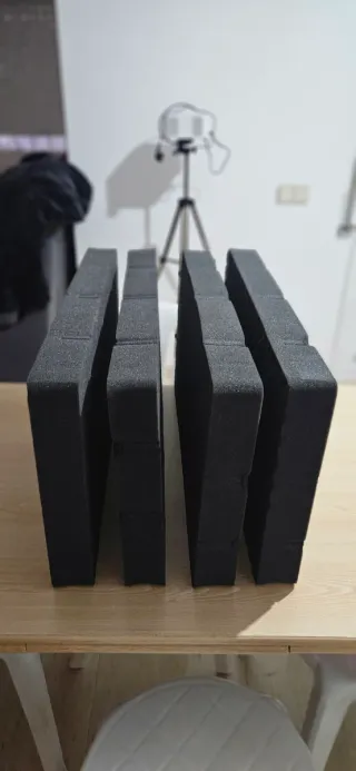 4 Planchas Espuma Cuadriculada precortada