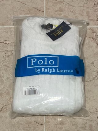 Jersey Polo Ralph Lauren Blanco Lana