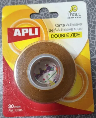 Cinta Adhesiva Doble Cara APLI 30mm