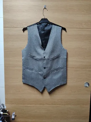 Chaleco de vestir hombre estampado talla