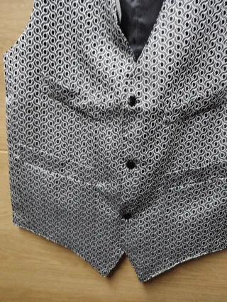 Chaleco de vestir hombre estampado talla