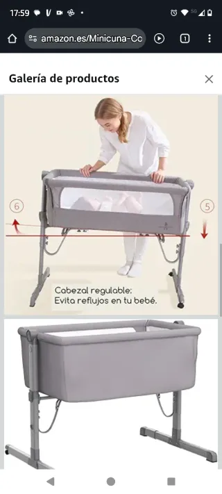 Minicuna Colecho Babify Gris