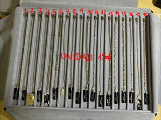 pulseras chapadas en oro