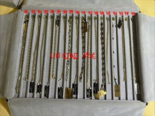 pulseras chapadas en oro