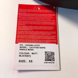 Casco LS2 Rapid Negro XS