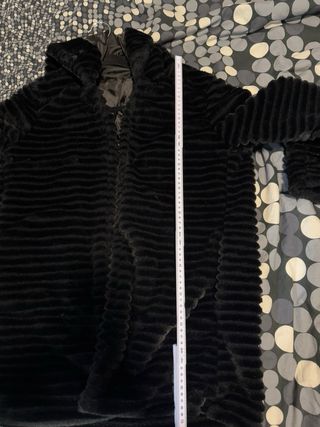 Pelliccia sintetica nera