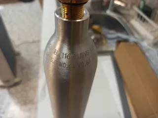 Botella CO2 Aluminio Alta Presión 0.6L