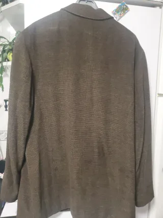 Abrigo hombre marrón