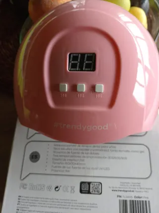 Lámpara UV/LED TrendyGood Rosa