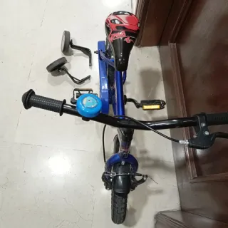 Bicicleta infantil azul Racing