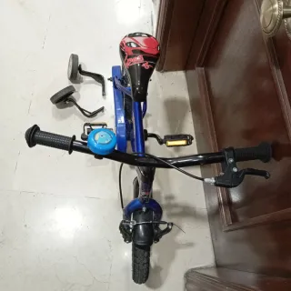 Bicicleta infantil azul Racing