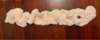 Foulard fiesta rosa de pelo sintético