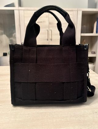 Bolso Tote Negro Zara