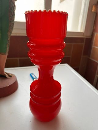 Vaso Murano Rosso in Cristallo