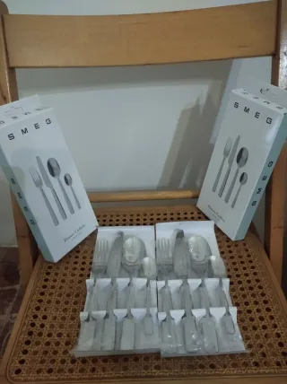 Set posate Smeg Acciaio Inossidabile