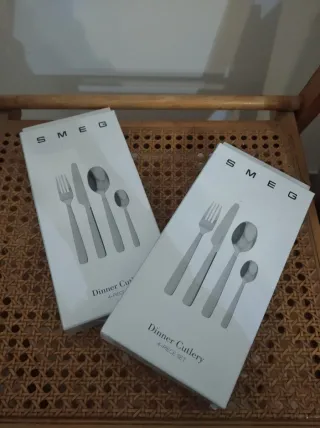 Set posate Smeg Acciaio Inossidabile