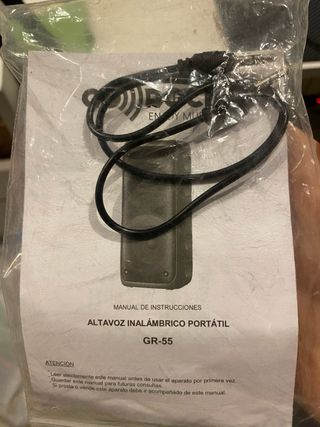 Altavoz Portátil GO ROCK Wireless LED