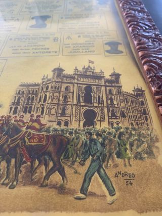 Cartel Toros Madrid 1954 Fiestas San Isidro