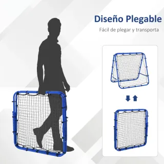 Red Rebote Plegable 5Niveles  Ángulo 100x95x90cm