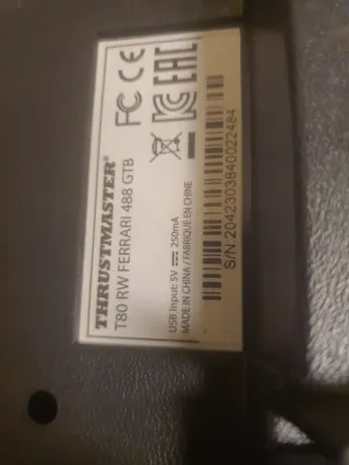 Volante Thrustmaster Ferrari 488 GTB PS4/PS5