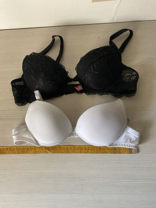 Set reggiseno Tezenis nero e bianco