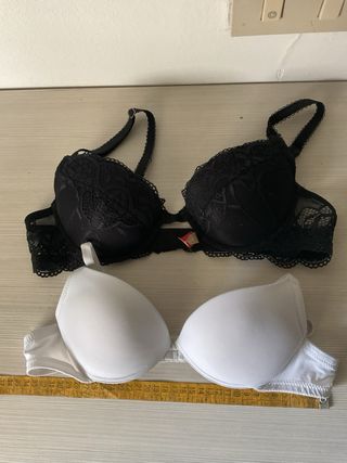 Set reggiseno Tezenis nero e bianco