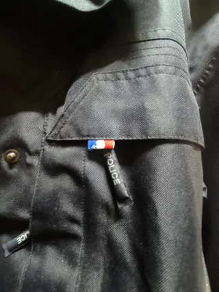 Chaqueta Police Francesa Negra