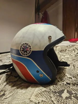 Casco Moto Jet abierto retro con bluetooth