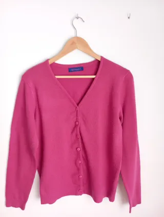 Chaqueta Corazones Morada Talla S