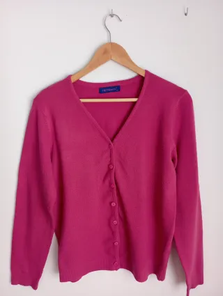 Chaqueta Corazones Morada Talla S