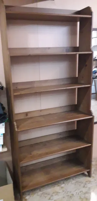 Estantería de madera 2m x 93cm