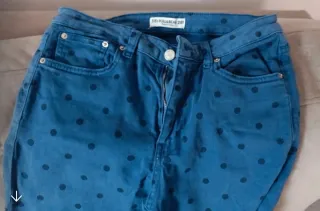 Vaqueros Pull&Bear lunares talla 38