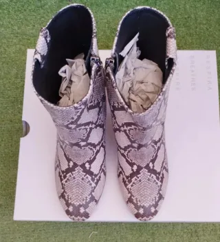 Botas Geox Mujer Animal Print Tacón