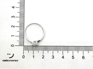 sortija oro 18k con piedra con circonita t. 14 (17,2 mm)