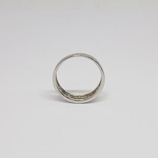 Sortija Oro Blanco 5 Brillantes