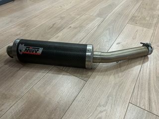 Escape Mivv Yamaha R6 2003-2005 Carbono y titanio