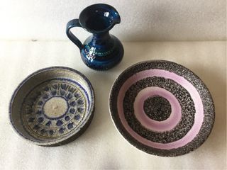 Tris ceramiche artistiche