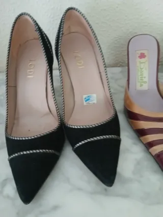 Zapatos LODI negros y multicolor