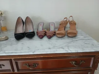 Zapatos LODI negros y multicolor