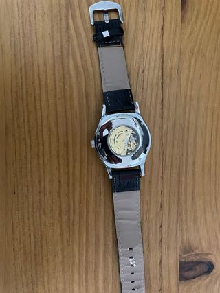 Reloj Automático Goer Skeleton Esfera Transparente