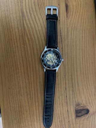 Reloj Automático Goer Skeleton Esfera Transparente