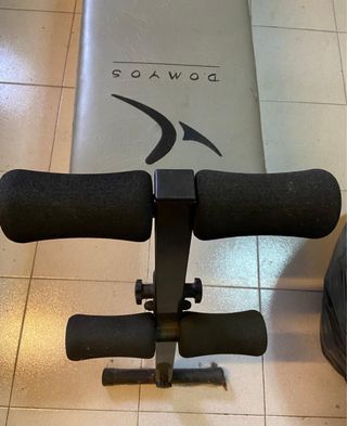 Banco de pesas DOMYOS nuevo