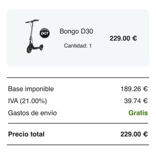 Patinete Cecotec Bongo Serie D30 + casco gratis